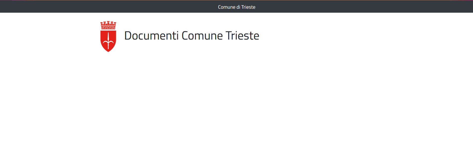 Documenti Comune Trieste
